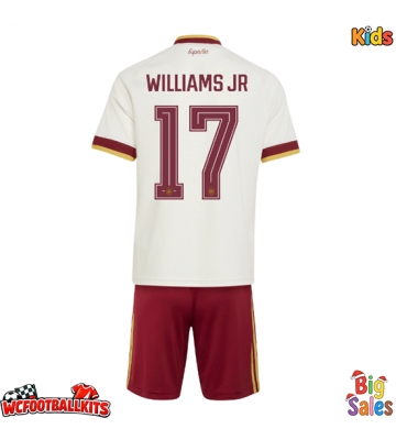 Spain Nico Williams #17 Replica Away Stadium Kit for Kids World Cup 2026 Short Sleeve (+ pants)
